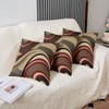 Pack of 2 Geometric Decorative Throw Pillow Covers, Soft Stripe