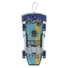 Pinewood Derby Racer Patch - Bear Retro - Fully Embroidered - ClassB