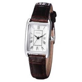 Women's Wristwatch, Waterproof, Rainproof, Square Dial, Quartz, Small Dial, Thin Roman Numeral Dial, Brown Strap, Exquisite, Pink Case, Simple, Easy to Match, Gift, Gift, Valentine's Day, Christmas,