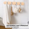 Annefly 14 PCS Wall Mounted Hooks Coat Hooks with 30