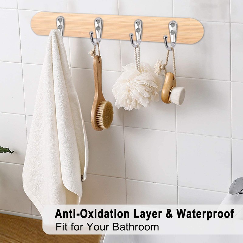 Annefly 14 PCS Wall Mounted Hooks Coat Hooks with 30