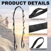 PATIKIL 22KN Adjustable Daisy Chain Yoga Extend Belt 1.8M, 2