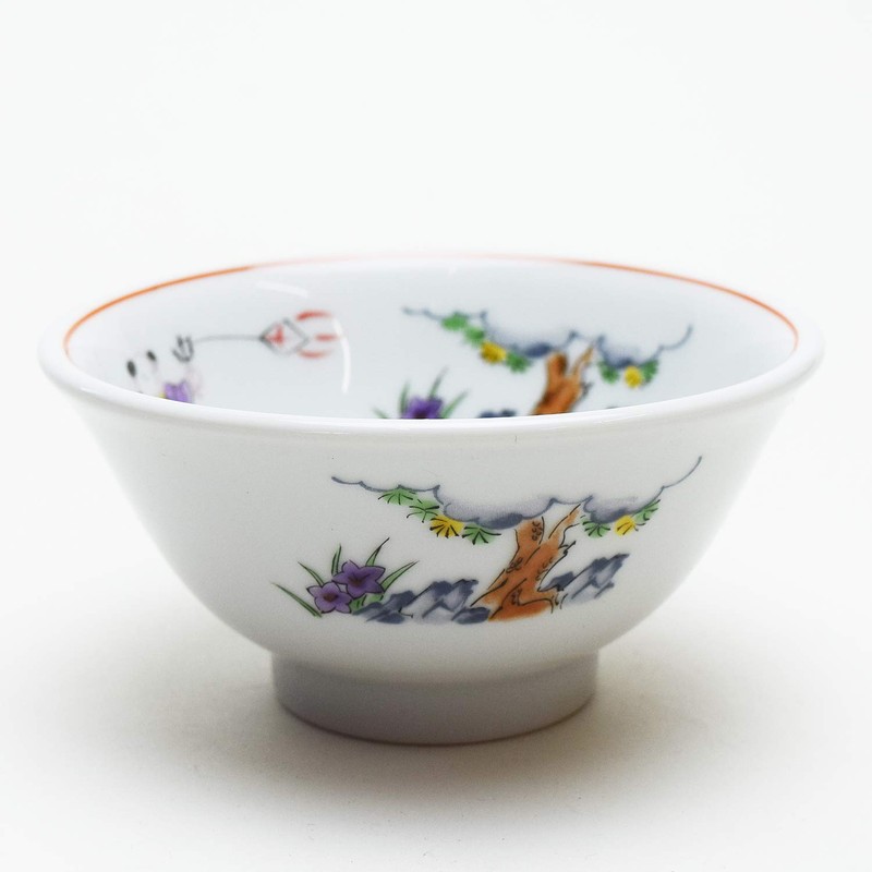 色絵 唐子 Soup Bowl AM – ir003