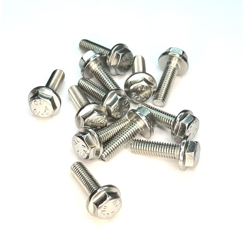 M6 (6mm x 20mm) Flanged Hex Set Screw (Fully Threaded