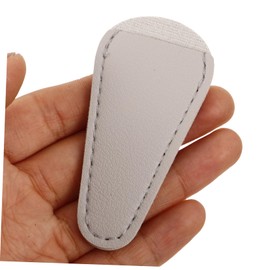 VICASKY 3sets Manicure Cuticle Scissors Protector Pu Guard for Cuticle Nippers Tweezers Salon Tools Compact Design for Easy Portability 4pcs*3