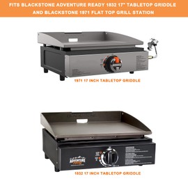 17 inch Griddle Lid for Blackstone 17 inch Griddle Hood 1832 Adventure Ready Tabletop Griddle, for Blackstone 1971 17 inch Griddle Accessories,Blackstone 17 inch Hard Cover &Blackstone Lid Replacement