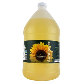 Oilderado Sunflower Oil, Naturally Expeller Pressed, Non-GMO Certified, Sunflower Cooking Oil, High-Heat Cooking, Great for Dressings, Marinades, and Frying, 1-Gallon