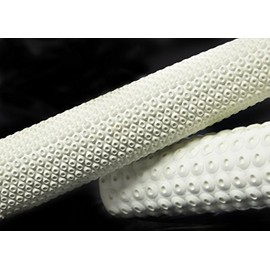 Cricket Bat Rubber Grips Non Slip Replacement Handle Grip Octopus Spiral Coil Design (White - Octopus Style)