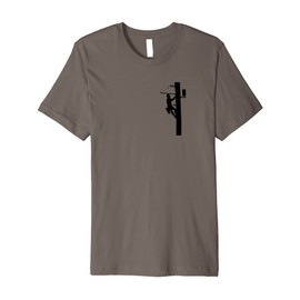 Lineman | Electric Cable Lineman Gift Premium T-Shirt