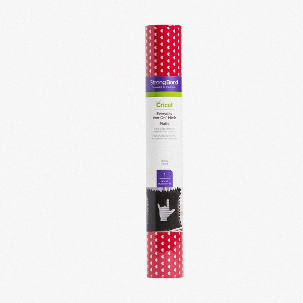 SnapTure Cherry HeartCraft Iron-On Vinyl Roll - 12"x24" DIY Decoration