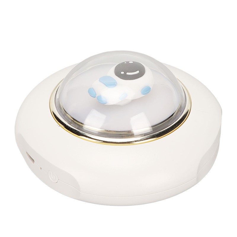 Spaceman Hand Heater Night Light USB Rechargeable Portable 2 Gears