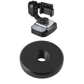 The Lord of the Tools 4 Pieces 1/4 Inch x 20 Aluminium Knurled Nuts for Photo Thread Camera Screen Wall Tripod