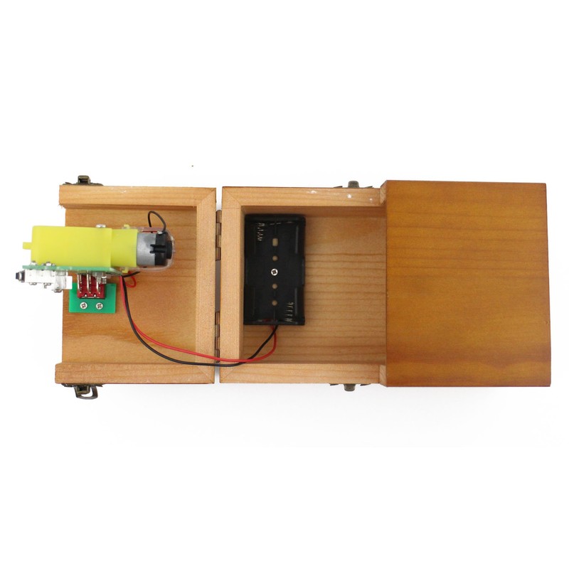 Willcomes Wooden Turns Itself Off Useless Box Leave Me Alone