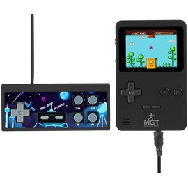 MGT Mobile Games Technology Video Game: 2-in-1 Retro Game Console, 7 cm Colour Display, 200 Games, 8 Bit (Console, Retro Game, Portable)