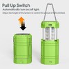 Solar Camping Lantern, Ultra Bright Collapsible Hand Crank LED Flashlight,