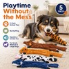 5 pieces No-Stuffing Dog Squeaky Toy for Interactive Play –