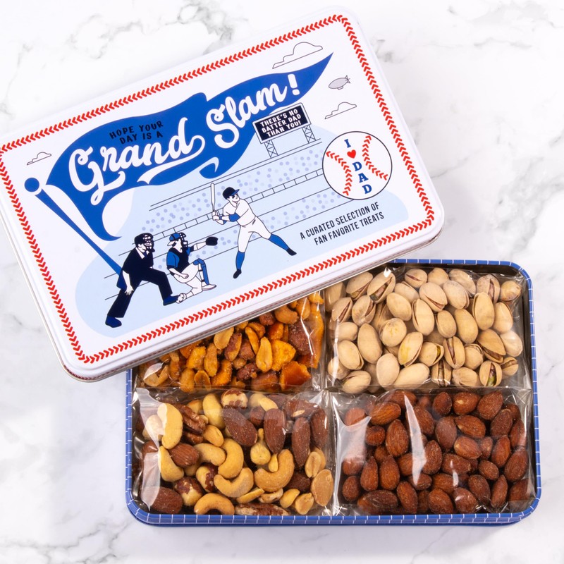 Dad's Nut & Snack Tin Father's Day Gift