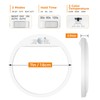Slochi 2Pack Motion Sensor Ceiling Light Wired, 3000K/4000K/6500K Motion Sensor