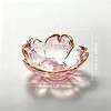 Gold Rim Glass Dipping Bowls, Cherry Blossom Sauce Dishes
