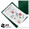 Netuno Clipboard A5 with Clip Dark Green Writing Board with