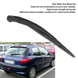 Rear Windshield Wiper Blade Arm Set for Peugeot 206 106 306 207 208 Car Back Windshield Wiper Arm Replacement