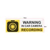 Briny River 12Pcs Car Camera Recording Sticker 15 x 5