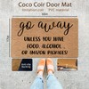 LUVADIAN LUVADIAN Funny Welcome Mats for Front Door - Go
