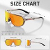 SCVCN Polarised Cycling Glasses UV400 Protection Sports Sunglasses Sports Glasses