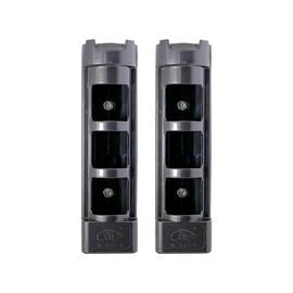 Rod Holder with Screws for Tackle Box, Cooler, Bakan, Bucket, Fishing Rod Stand (Black, Set of 2)