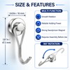 FINDMAG 20 Pack Magnetic Hooks, 35LB+ Magnet Hooks Heavy Duty,