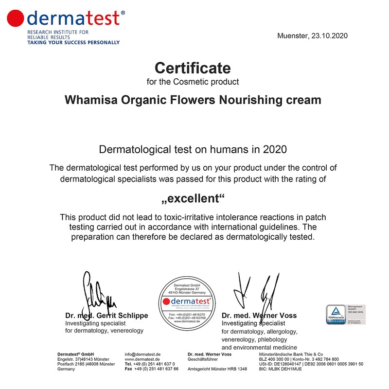 Whamisa Organic Flowers, Nourishing Cream, 1.7 fl oz (51 ml)