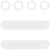 RIXIGOOD 50PCS 1.5 Inch Tri Clamp Silicone Gaskets for 1.5"