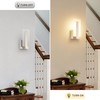 Joosenhouse LED Wall Sconce Set of 2, Hardwired Dimmable Wall