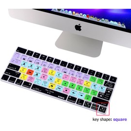 XSKN Final Cut Pro Shortcut FCP Hotkey Function Keyboard Cover Skin for 2015 Released Magic Keyboard MLA22LL/A MLA22B/A A1644 (EU&US Layout, Magic Keyboard A1644)