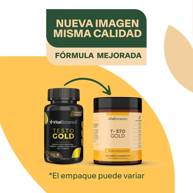 T-STO GOLD | Vitamina D + Potasio + Zinc +