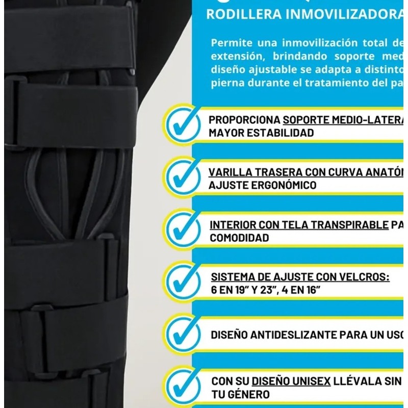 Medway Rodillera Inmovilizadora Tri-panel
