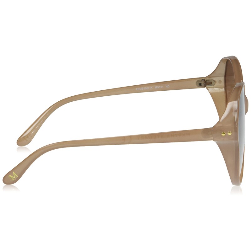 Martha Stewart Women's Ms101 Oversized Uv400 Protective Round Sunglasses-Timeless Gifts