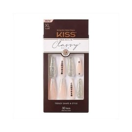 KISS Classy Premium Sophisticated Nails Extra Long Pack of 30