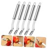 Mikinona 5pcs Multifunctional Pepper Core Remover Set Kitchen Chili Corers
