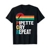 Pipette Cry Repeat PCR Retro Vintage DNA Lab Scientist Gift