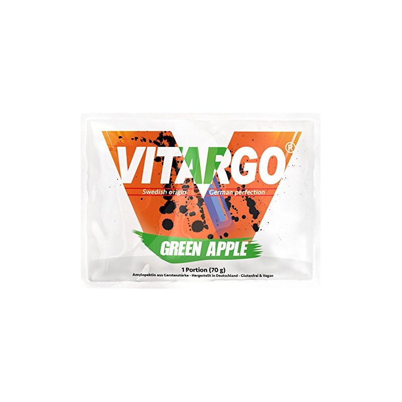Vitargo CARBOLOADER Single Bag (70g Bag/1 Serving) Green Apple