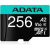 Tarjeta de memoria Adata AUSDX256GUI3V30SA2-RA1 Premier Pro con adaptador SD