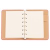 PATIKIL 6 Ring Binder Cover, A7 Leather Notebook Binder Mini