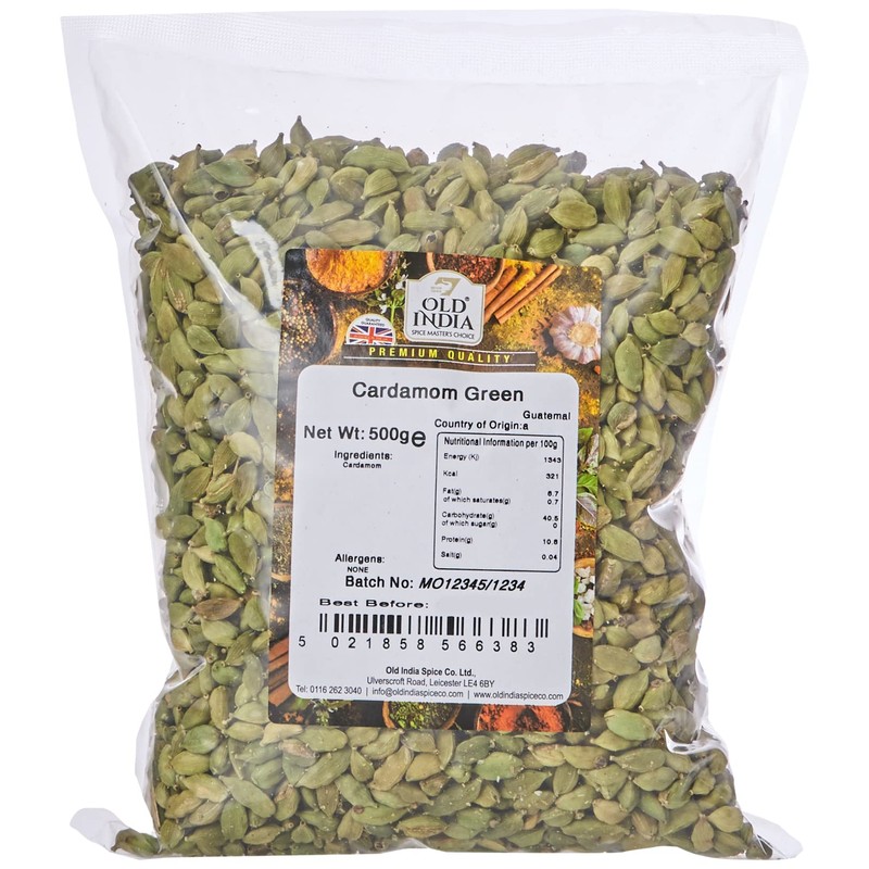 Old India Green Cardamom Pods 500 g
