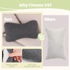 vocheer Small Pillows for Sleeping, 11"x 7" Mini Travel Pillow,