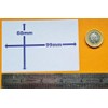 Worcester England Flag Rectangular Matt Paper Stickers A4 Sheet of