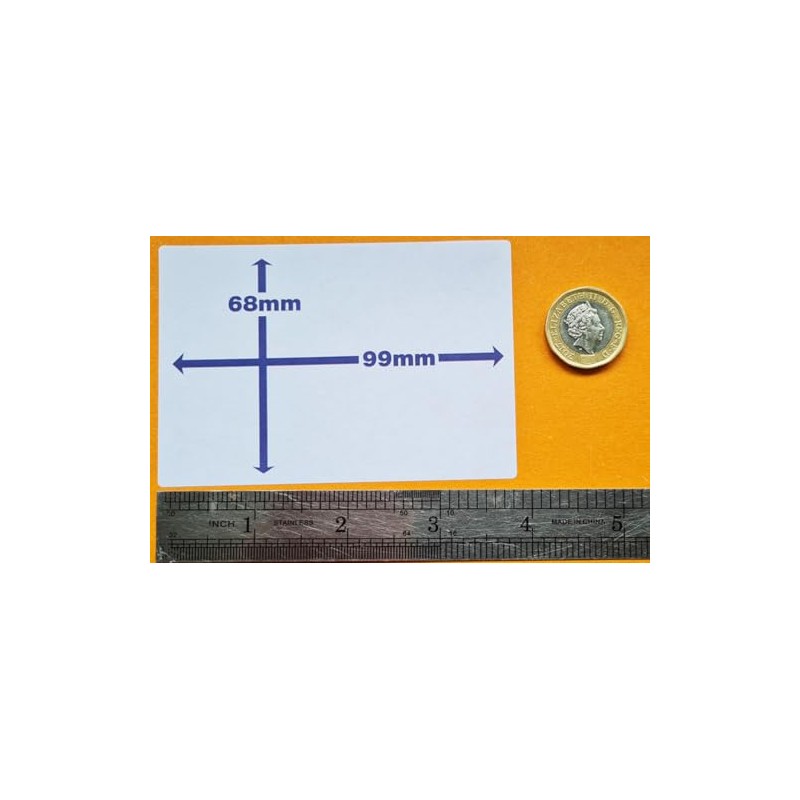 Worcester England Flag Rectangular Matt Paper Stickers A4 Sheet of