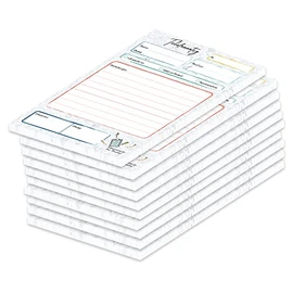 PRICARO 10 x A6 Doodles Telephone Notepad