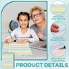 OBUSATT 100 Sheets Multi-Color Raised Line Paper Kindergarten Practice Tactile