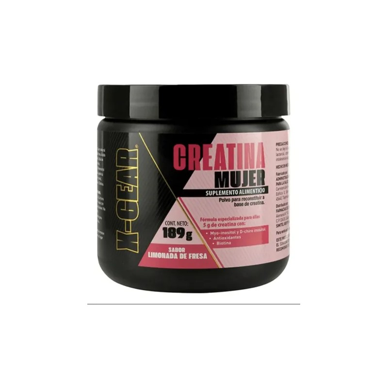 Xgear Creatina En Polvo 189g Para Mujer